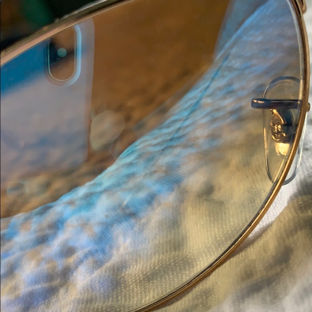 Ray Ban blue and gold lens sunglasses! - Picture 4 of 4
